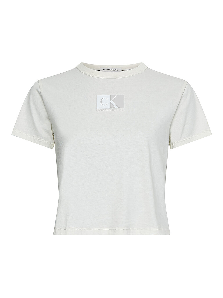 CALVIN KLEIN JEANS T-Shirt creme | S